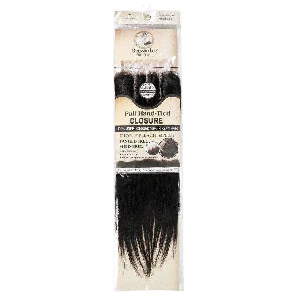 Dream Hair 4*4 Lace Closure Straight 12" - Natural Color - Image 2