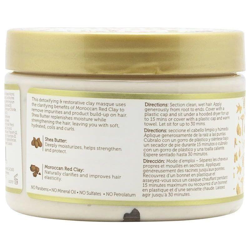 African Pride Moroccan Clay & Shea Butter Heat Activated Masque 340g - Image 2