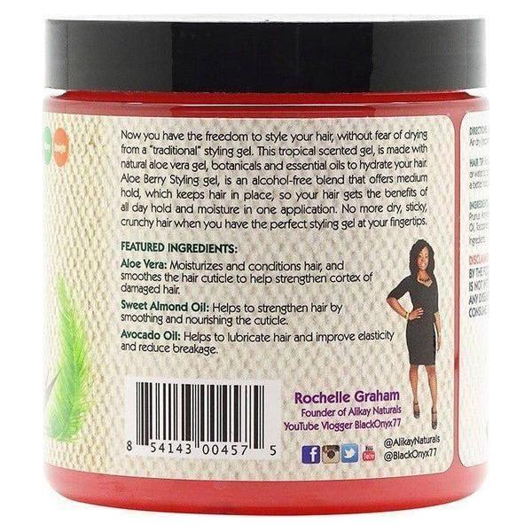 Alikay Aloe Berry Styling Gel 236ml - Image 2