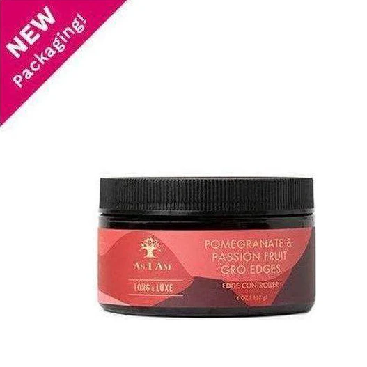 As I Am Long & Luxe Pomegranate & Passion Fruit Gro Edges 118ml