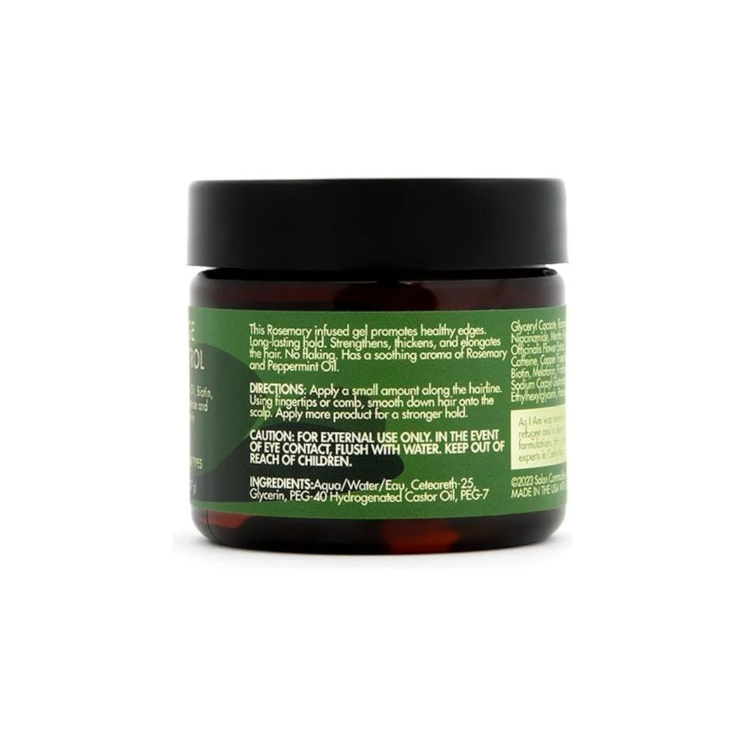 As I Am Rosemary Edge Control with Biotin & Saw Palmetto 2oz - Image 2