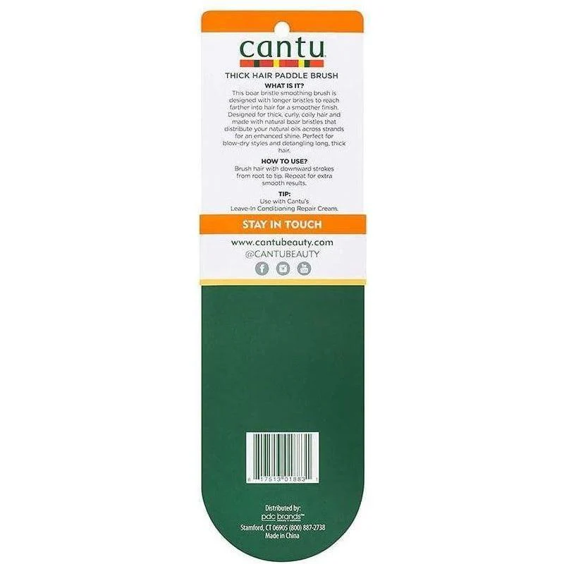 Cantu Accessories Smooth Thick Hair Paddle Brush - Image 2