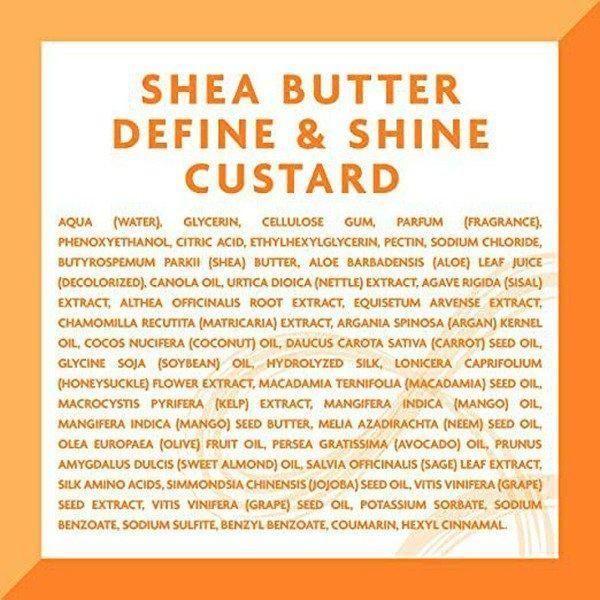 Cantu Shea Butter Define & Shine Custard 340ml - Image 4