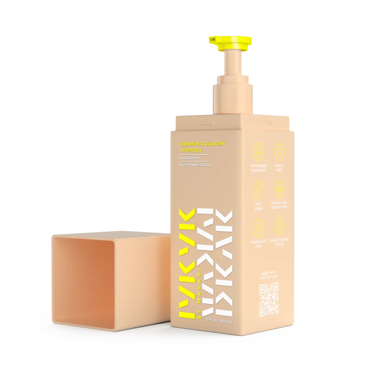 Makari IYKYK Ceramide Collagen + Peptides Body Toning Cream 400ml