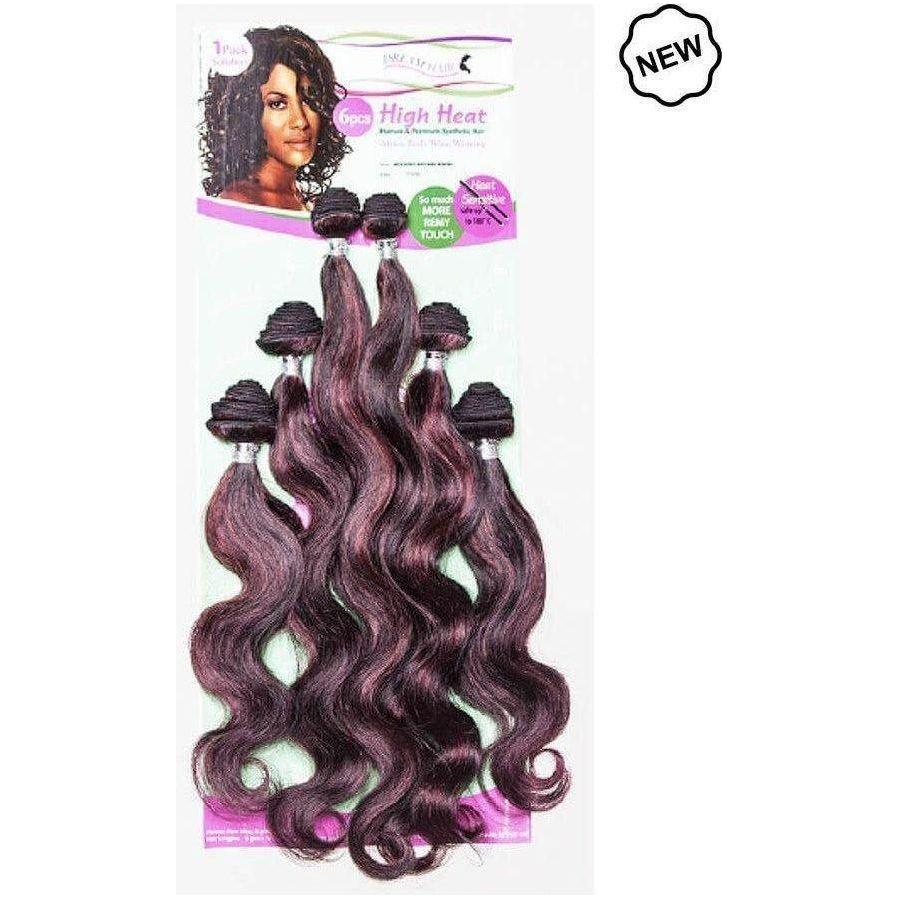 Dream Hair Africo Body Wave Weaving Human & Premium Synthetic Hair 6 pcs. - Image 3