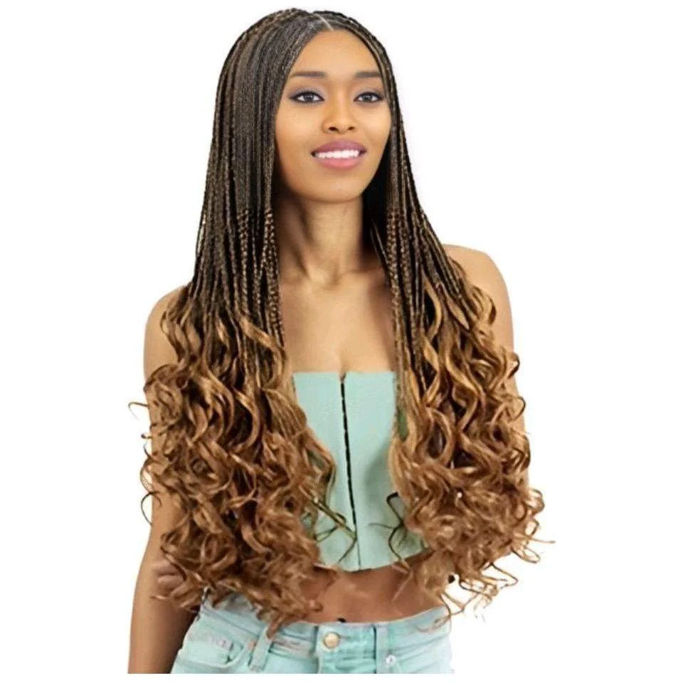 Dream Hair French Curl Crochet Braided X3 Pcs 22" & 16"