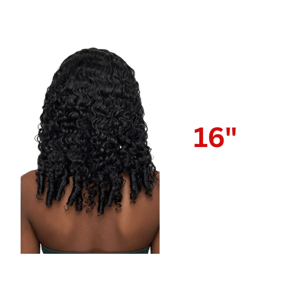 Dream Hair Half Wig Burmese Curl Natural color 16"/20" - Image 2