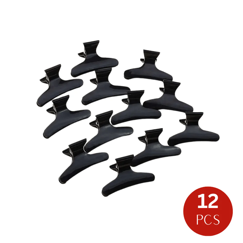 Dreamfix Butterfly Hair Clip Black (12 pcs)