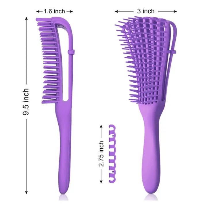 Dreamfix Detangler Hair Brush without/With Rubber Assorted - Image 6