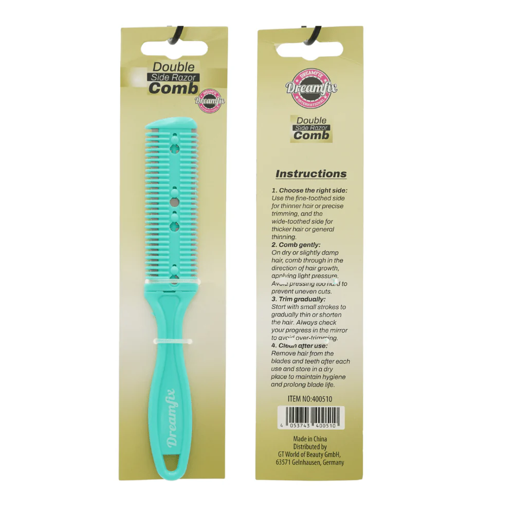 Dreamfix Double Side Razor Comb - Assorted - Image 3