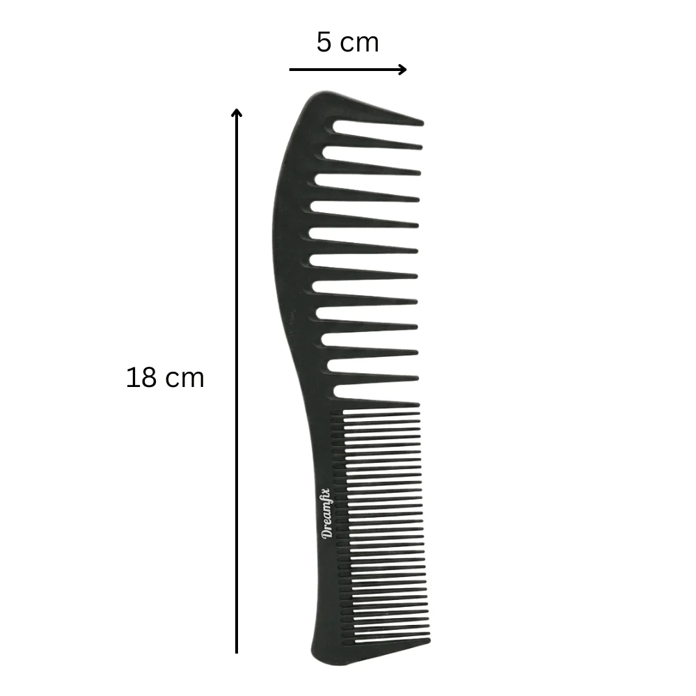 Dreamfix Double tooth Comb Black (Small & Large) - Image 6