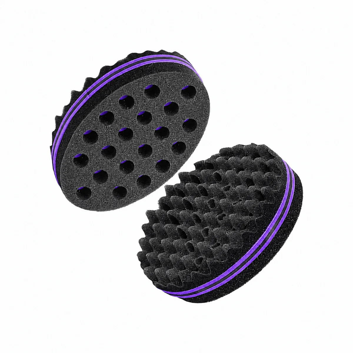 Dreamfix Two-Sided Dreadlocks Foam Twist Sponge (Oval) Purple