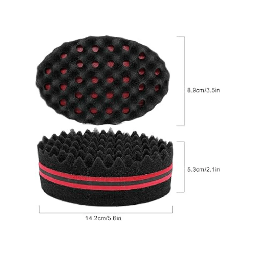 Dreamfix Two-Sided Dreadlocks Foam Twist Sponge (Oval) Purple - Image 4