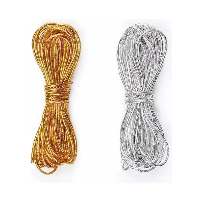 Dreamfix Gold &Silver Braided Hair Cord String Accessories - Image 4