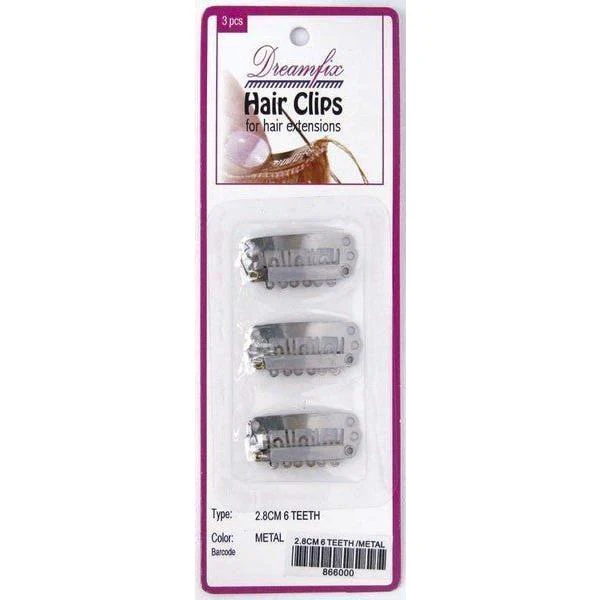 Dreamfix Hair Clips 3 Pcs for Extensions Clips - Image 12