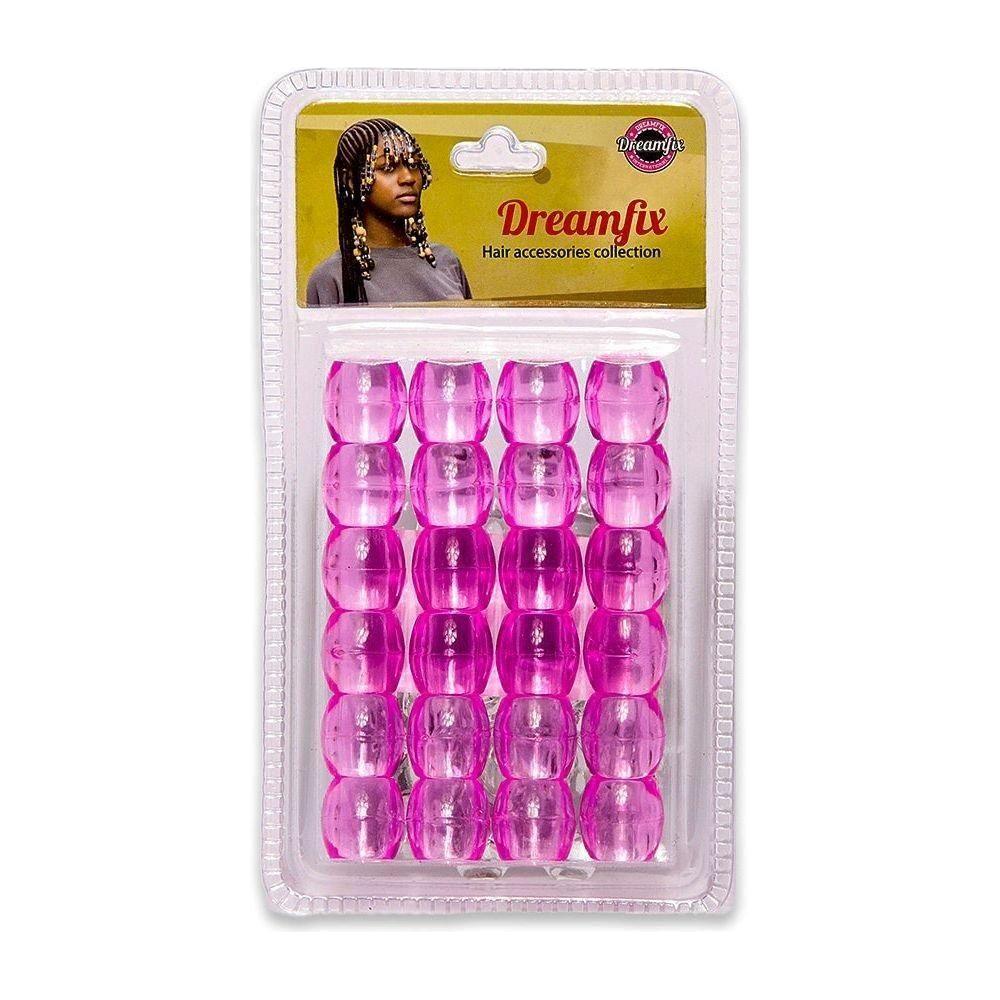 Dreamfix Jumbo Hair Beads Transparent - Image 4