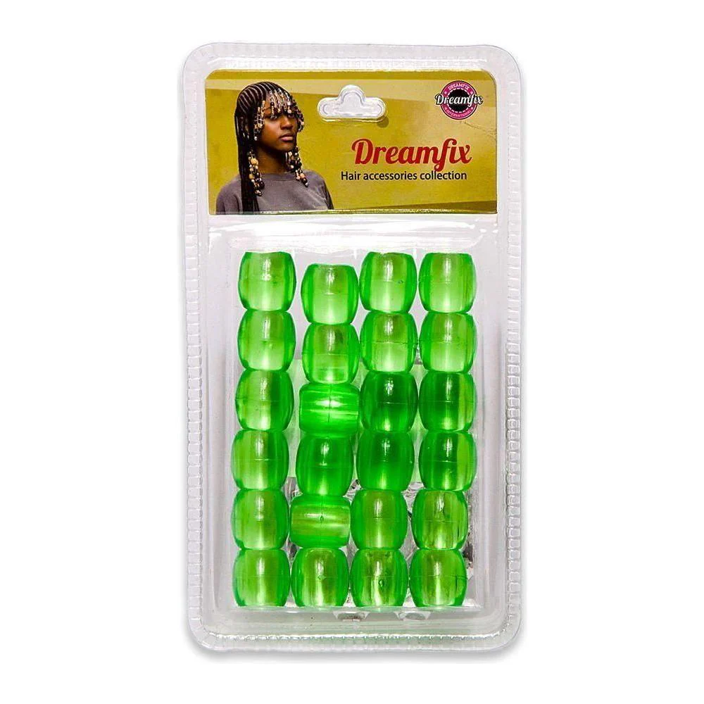 Dreamfix Jumbo Hair Beads Transparent - Image 6