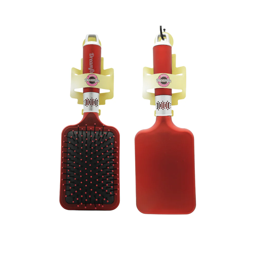 Dreamfix Red Air Cushion Brush (Oval & Square) - Image 3