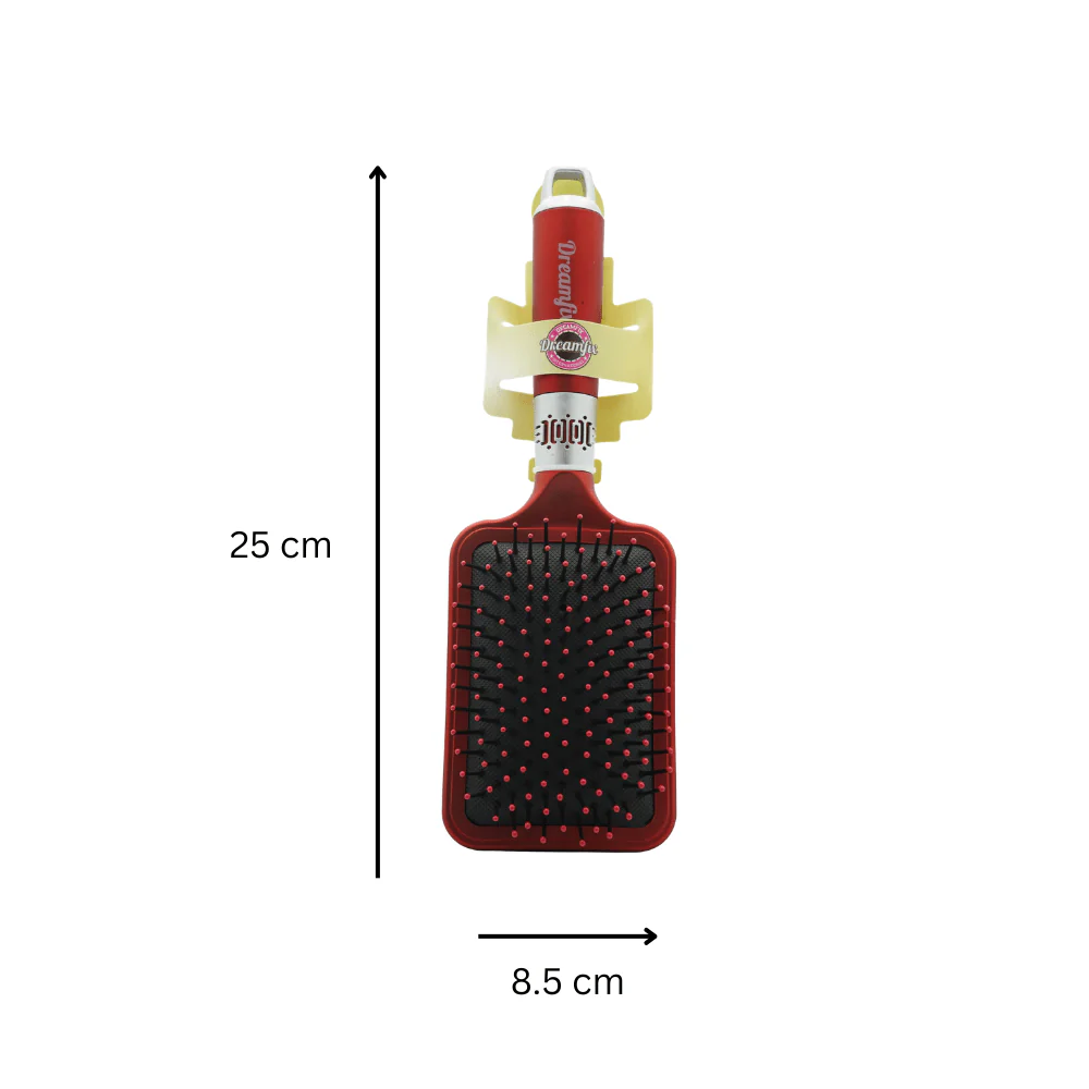 Dreamfix Red Air Cushion Brush (Oval & Square) - Image 5