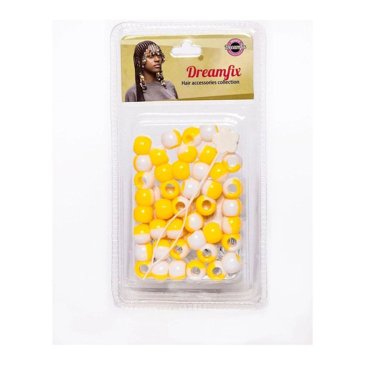 Dreamfix Plastic Hair Beads For Kids Assorted - Image 14