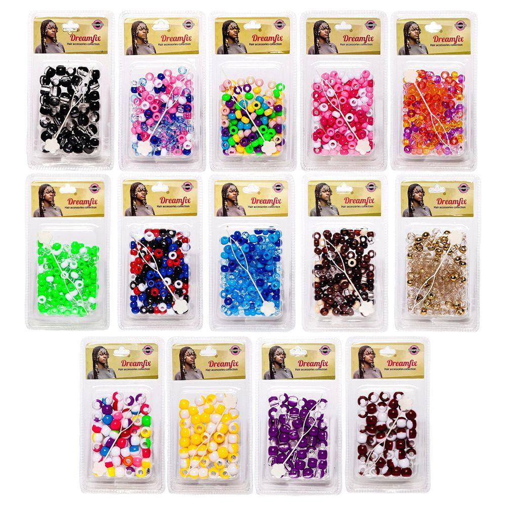 Dreamfix Plastic Hair Beads For Kids Assorted - Image 2