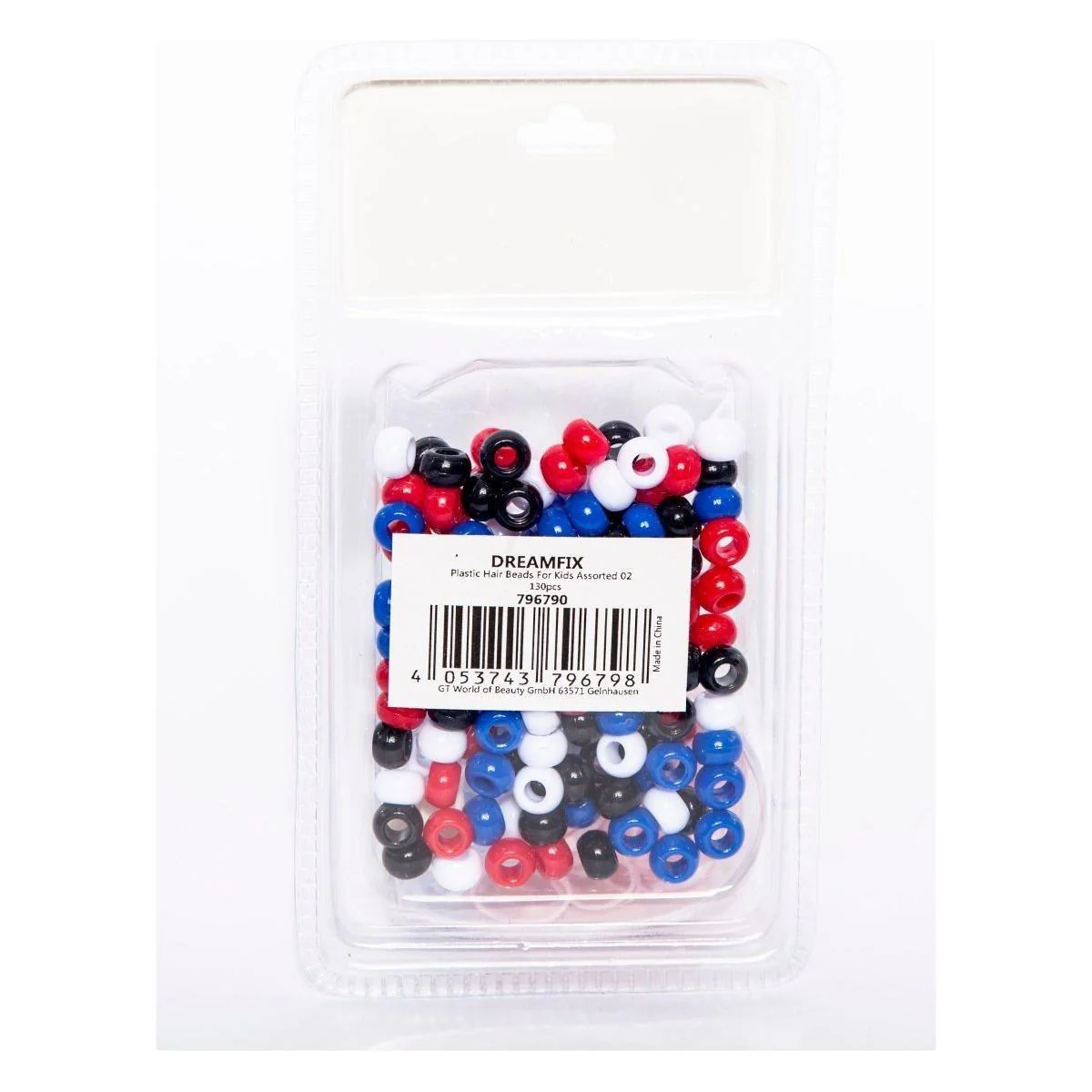 Dreamfix Plastic Hair Beads For Kids Assorted - Image 4