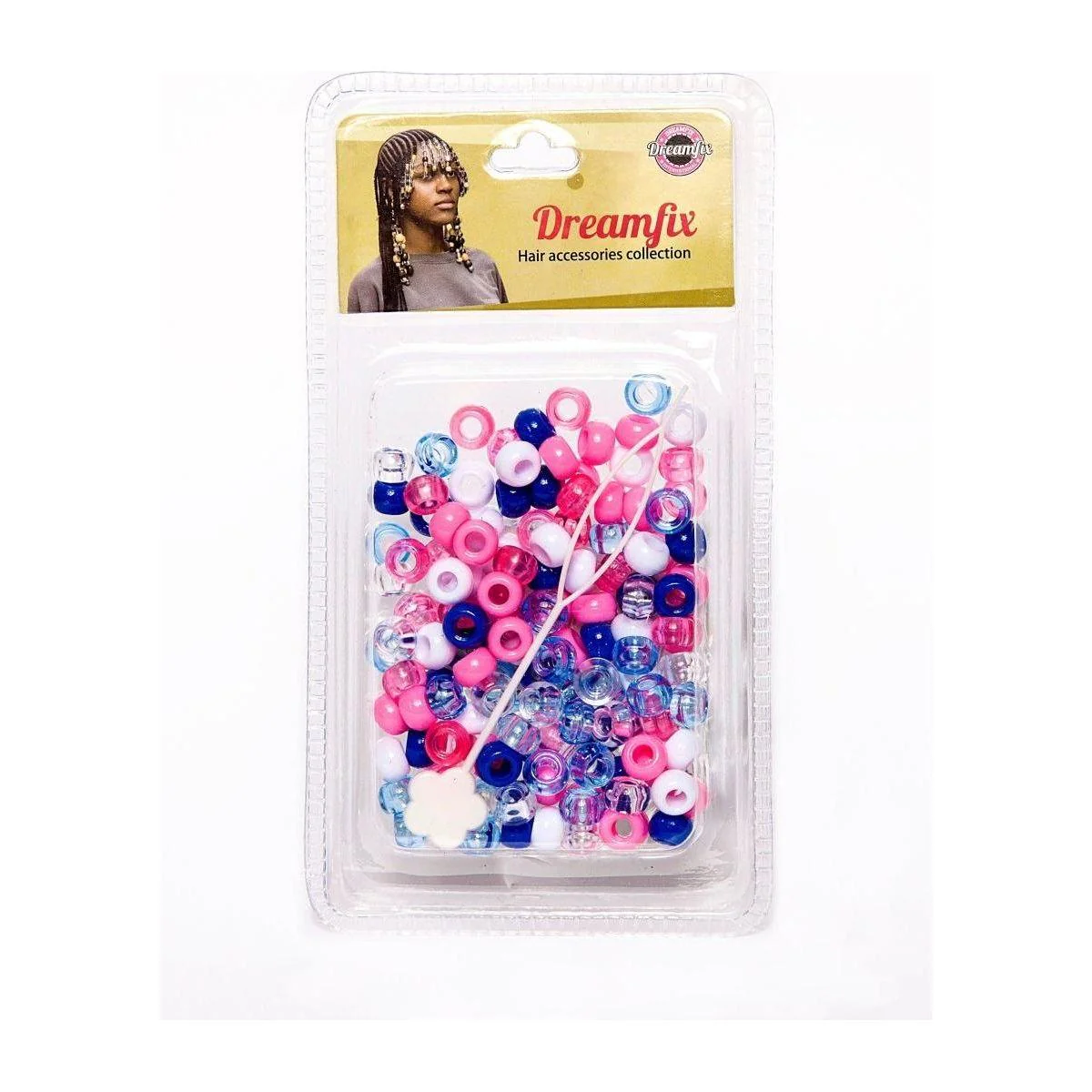 Dreamfix Plastic Hair Beads For Kids Assorted - Image 8