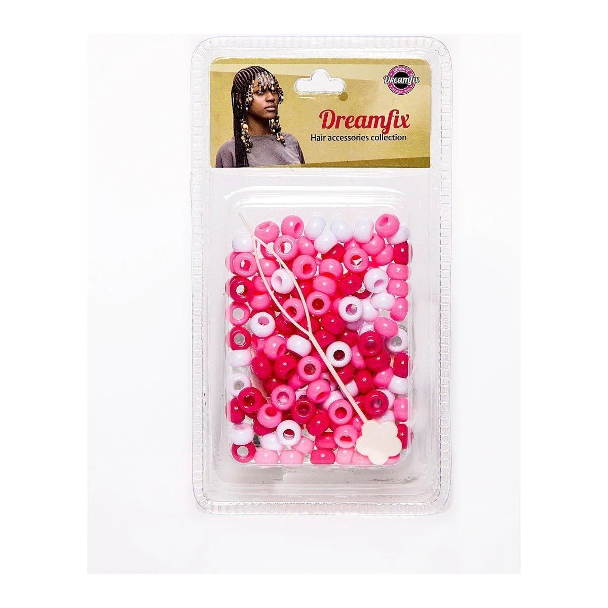 Dreamfix Plastic Hair Beads For Kids Assorted - Image 9