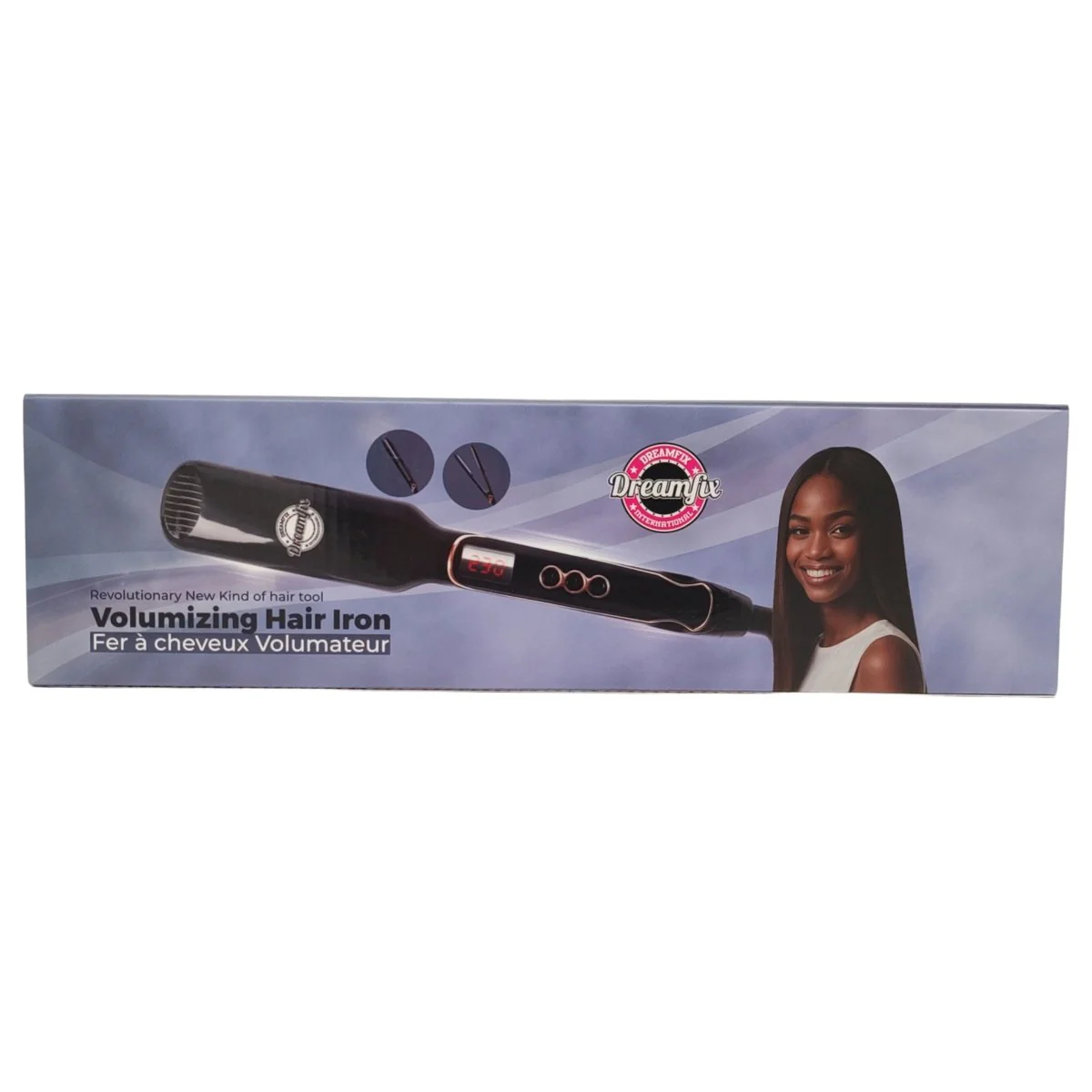Dreamfix Sleek Ceramic Flat Iron with Digital Control (Black) - Image 5