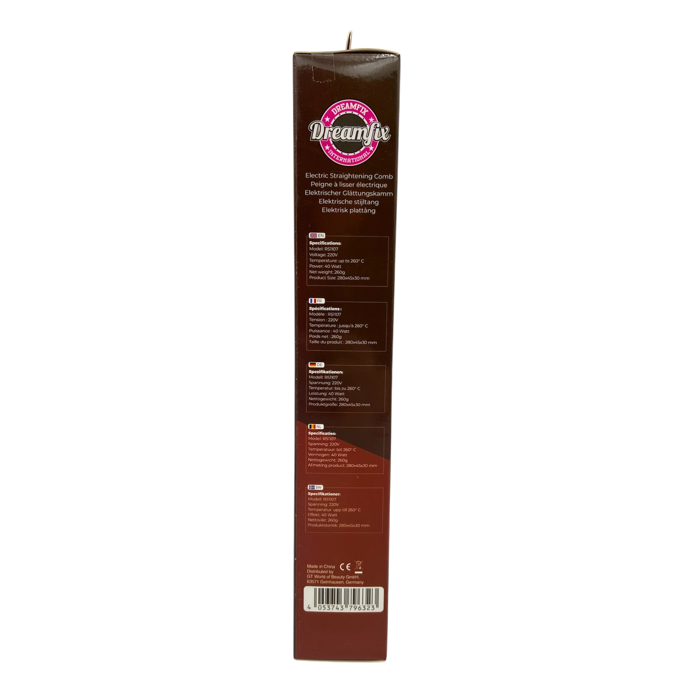 Dreamfix Sparkles Hot Straightening Comb 300g - Image 5