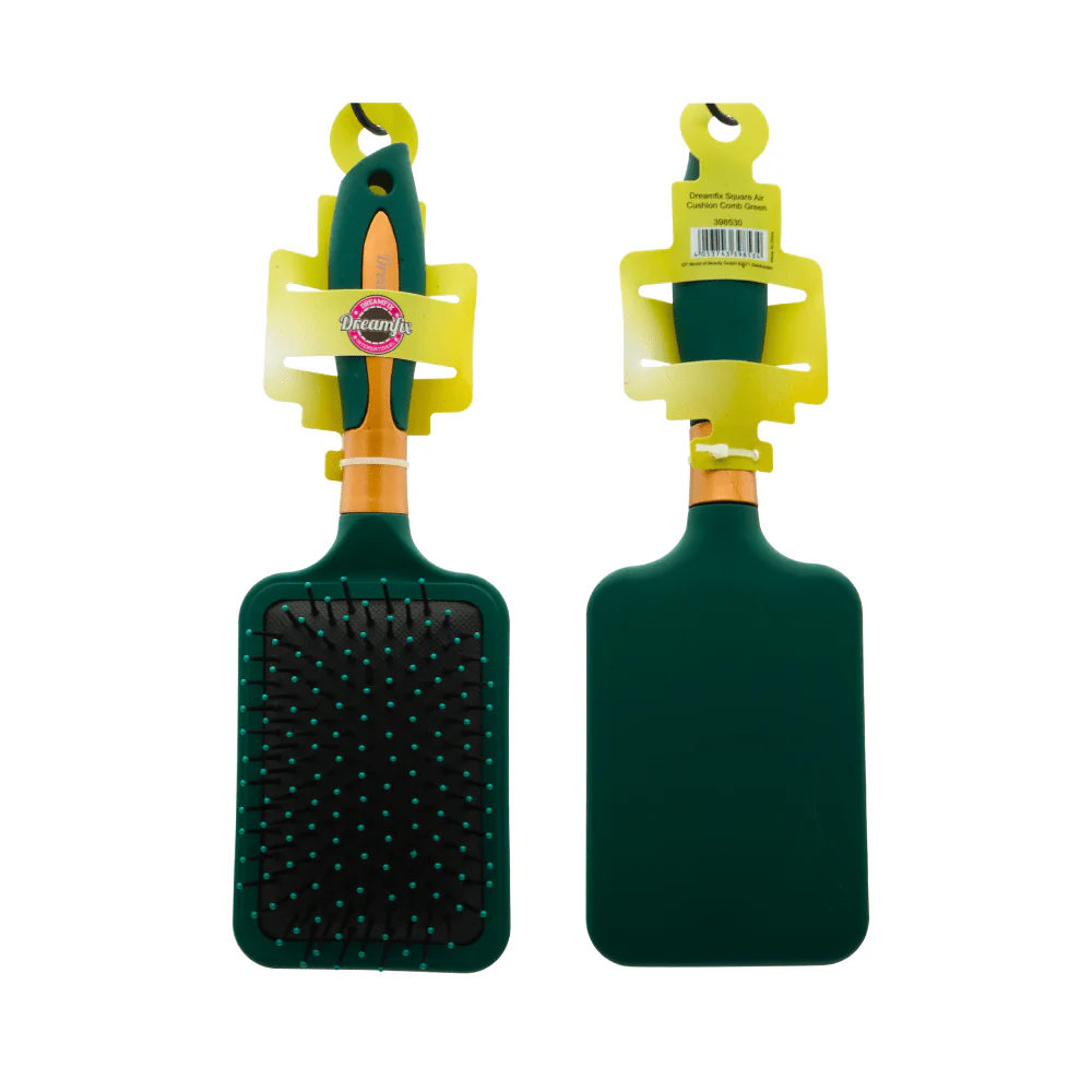 Dreamfix Green Air Cushion Brush (Square & Vent & Paddle) - Image 5