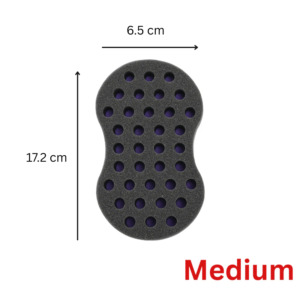 Dreamfix Two-Sided Dreadlocks Foam Twist Sponge (3 sizes) - Image 4