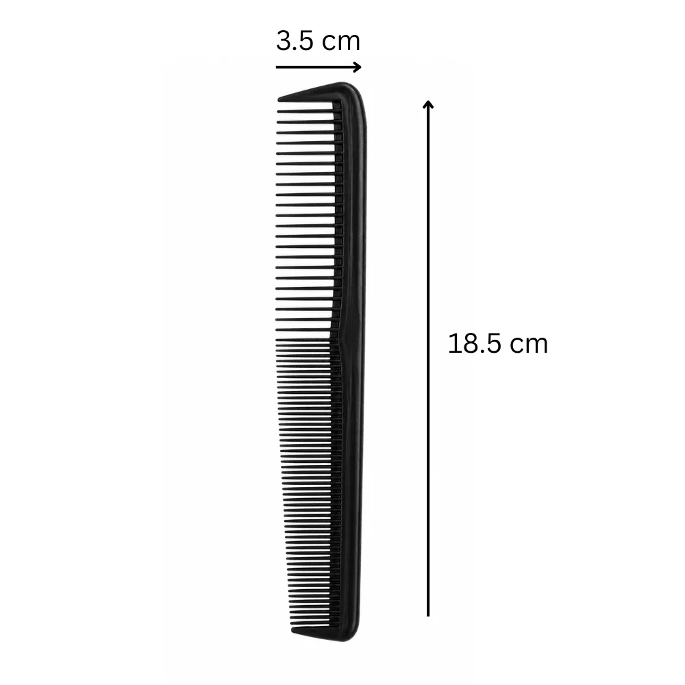 Dreamfix Wide Tooth Barber Comb-black - Image 3