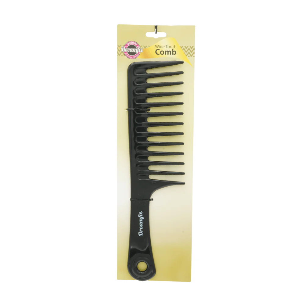 Dreamfix Wide Tooth Comb-black 24.5cm - Image 2