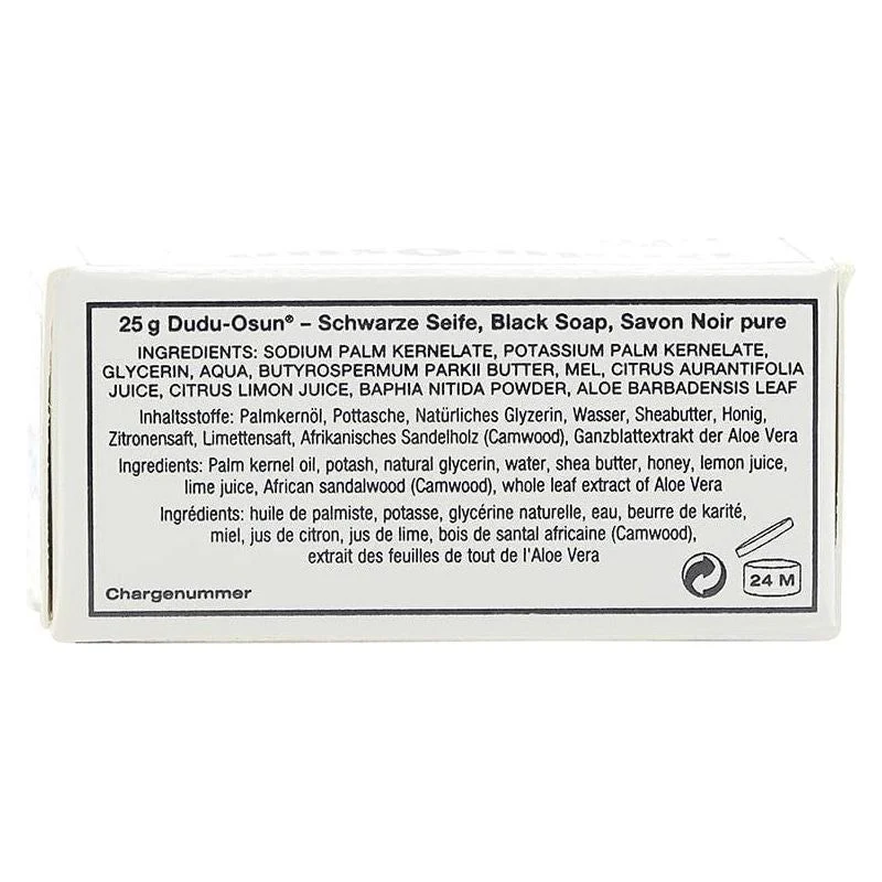 Dudu-Osun Black Soap Pure Perfume-free 25g - Image 3