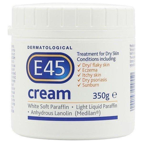E45 Dermatological Cream Treatment for Dry Skin 350g