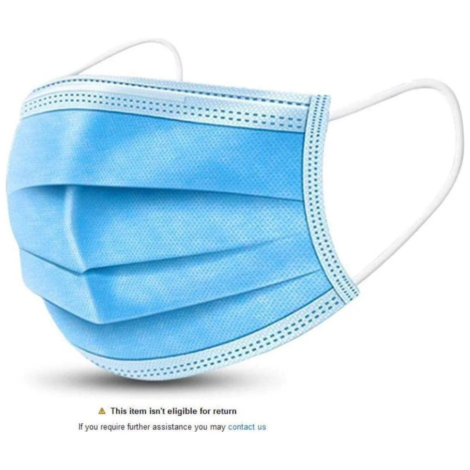 Face Mask Thick 3-Layer Mask with Earloops