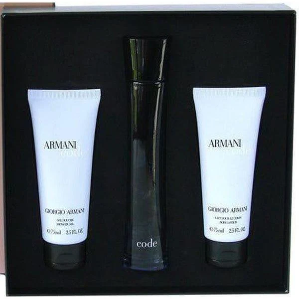 Giorgio Armani Code, Eau De Parfum 75ml, Shower Gel 75ml, Body Lotion 75ml
