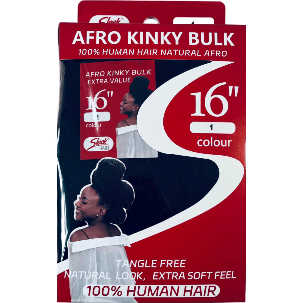 Hair By Sleek Afro Kinky Bulk 16" (Synthetic) - Image 2