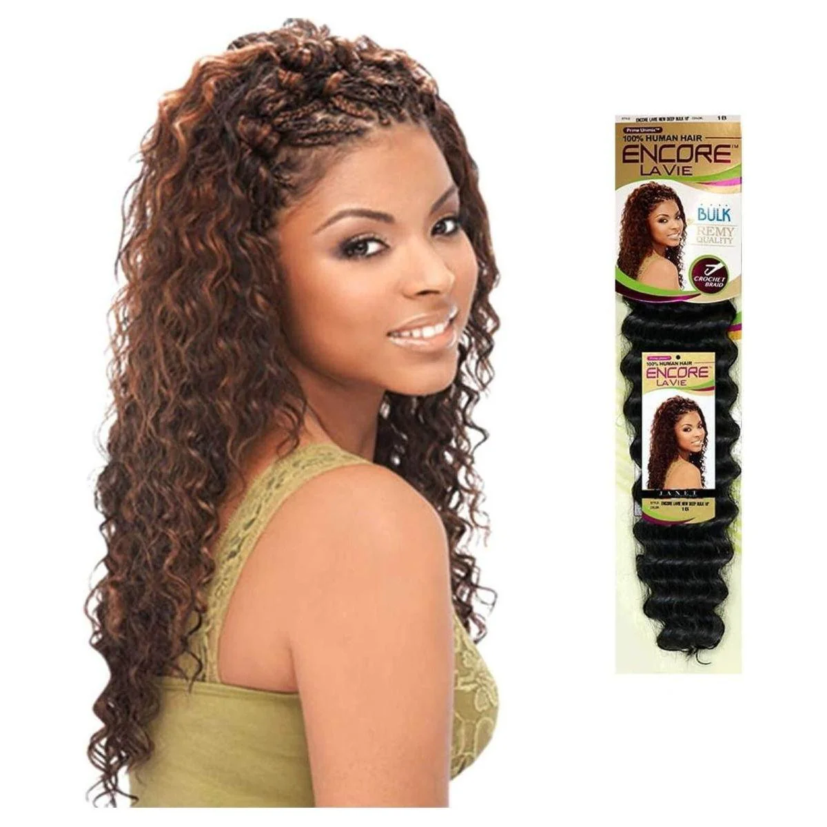 Janet Collection Encore La Vie New Deep Bulk Echthaar 18"