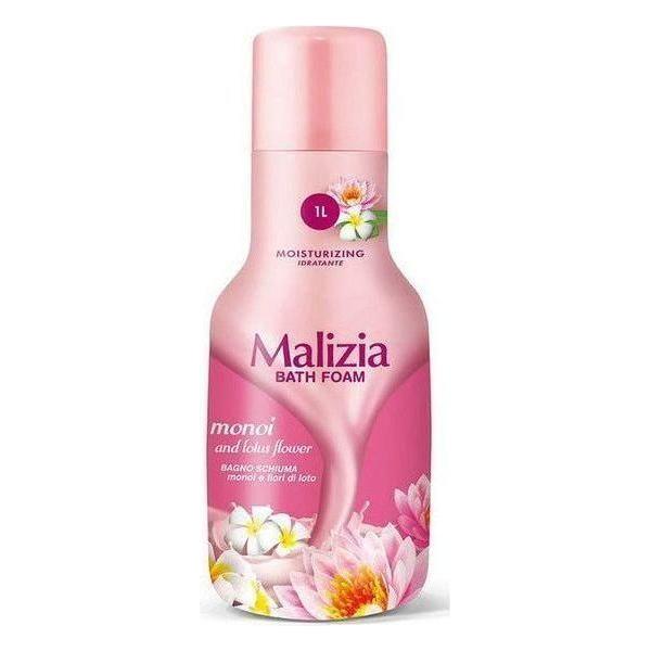 Malizia Bath Foam Monoi and Lotus Flower 1L