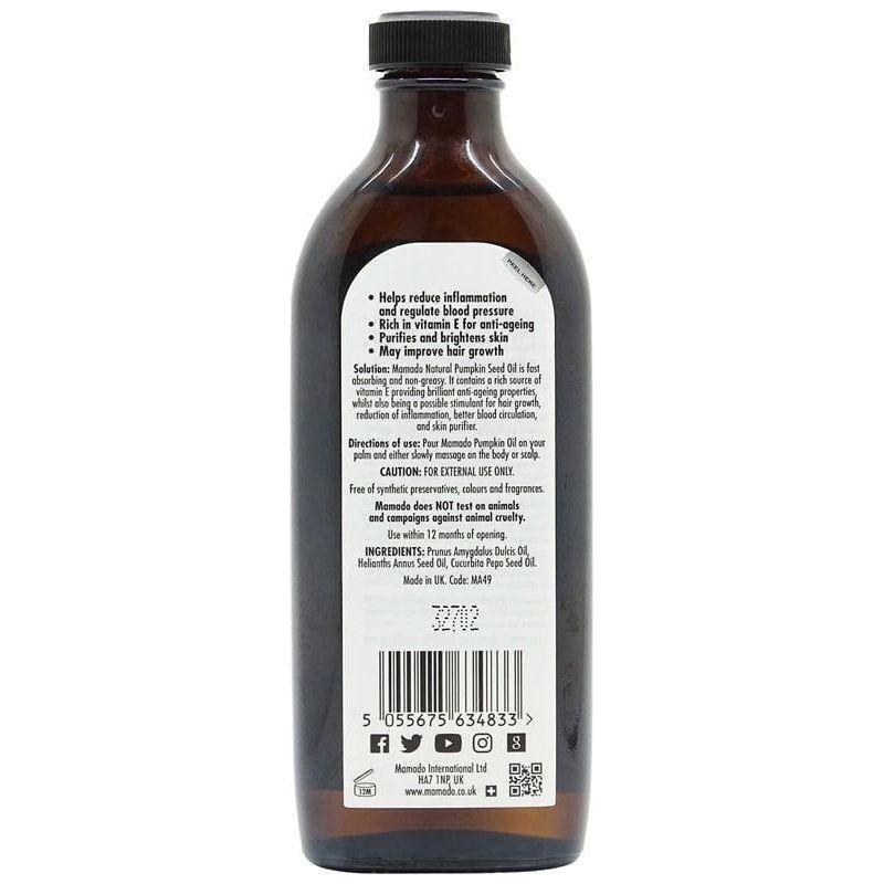 Mamado Natural Pumpkin Seed Oil 150ml - Image 2