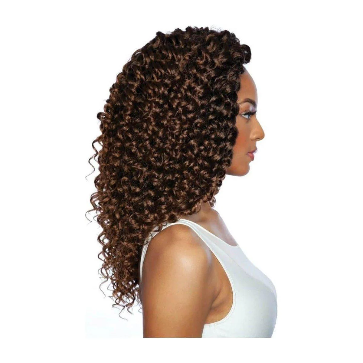 Mane Concept Afri-Naptural Caribbean 3X Sassy Curl Crochet Braid Kanekalon + Toyokalon Fiber 14" - Image 4