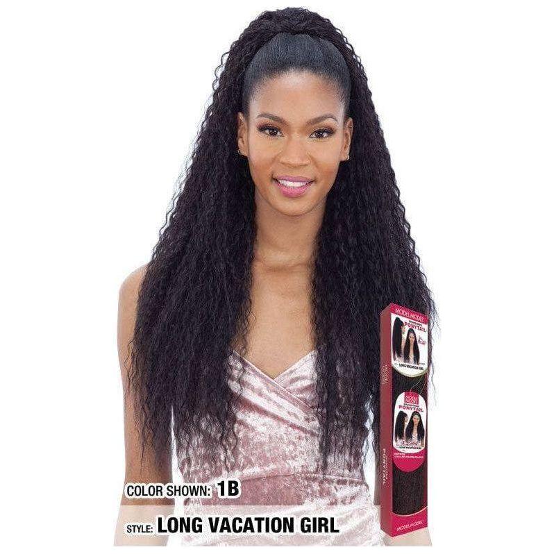 Modelmodel Ponytail Long Vacation Girl _ Kunsthaar