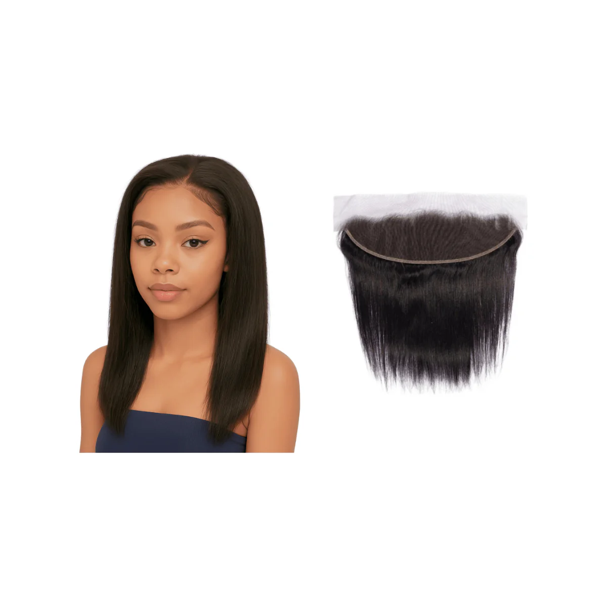 Dream Hair Natural Brazilian closure frontal Straight 10" & 14" & 20"