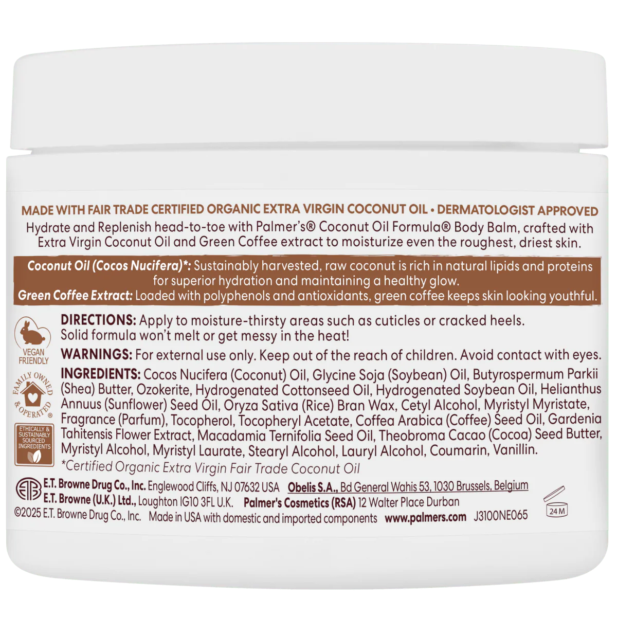 Palmer's Coconut Oil Formula Balm 100g - Image 2
