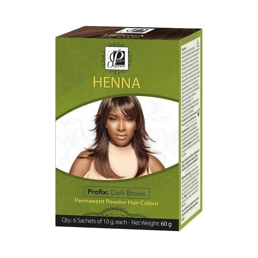 Profix Organics Henna Permanent Powder Hair Colour 60g - Image 10