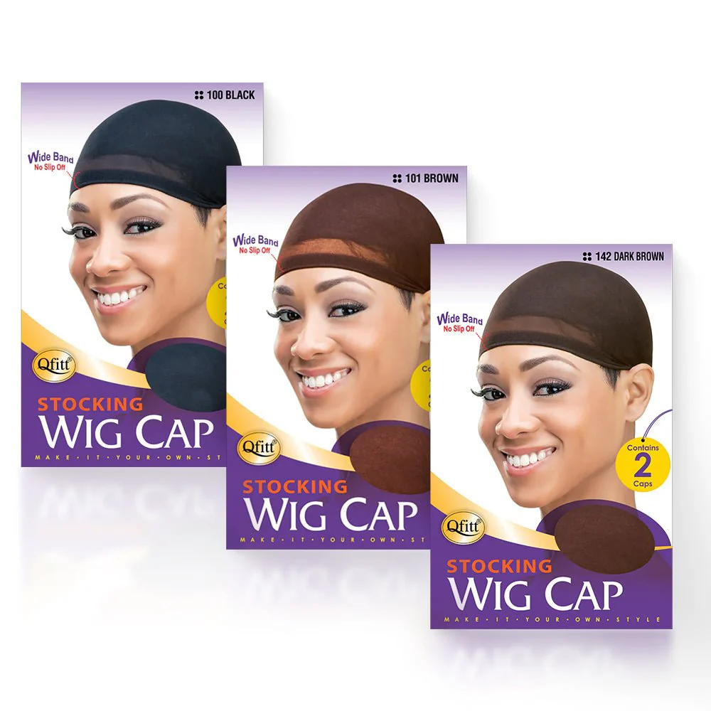 Qfitt Stocking Wig Cap (2pcs)