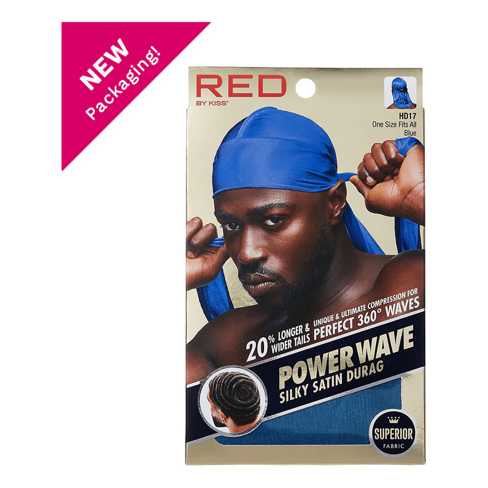 Red By Kiss Power Wave Silky Satin Durag _ Superior Fabric - Image 21
