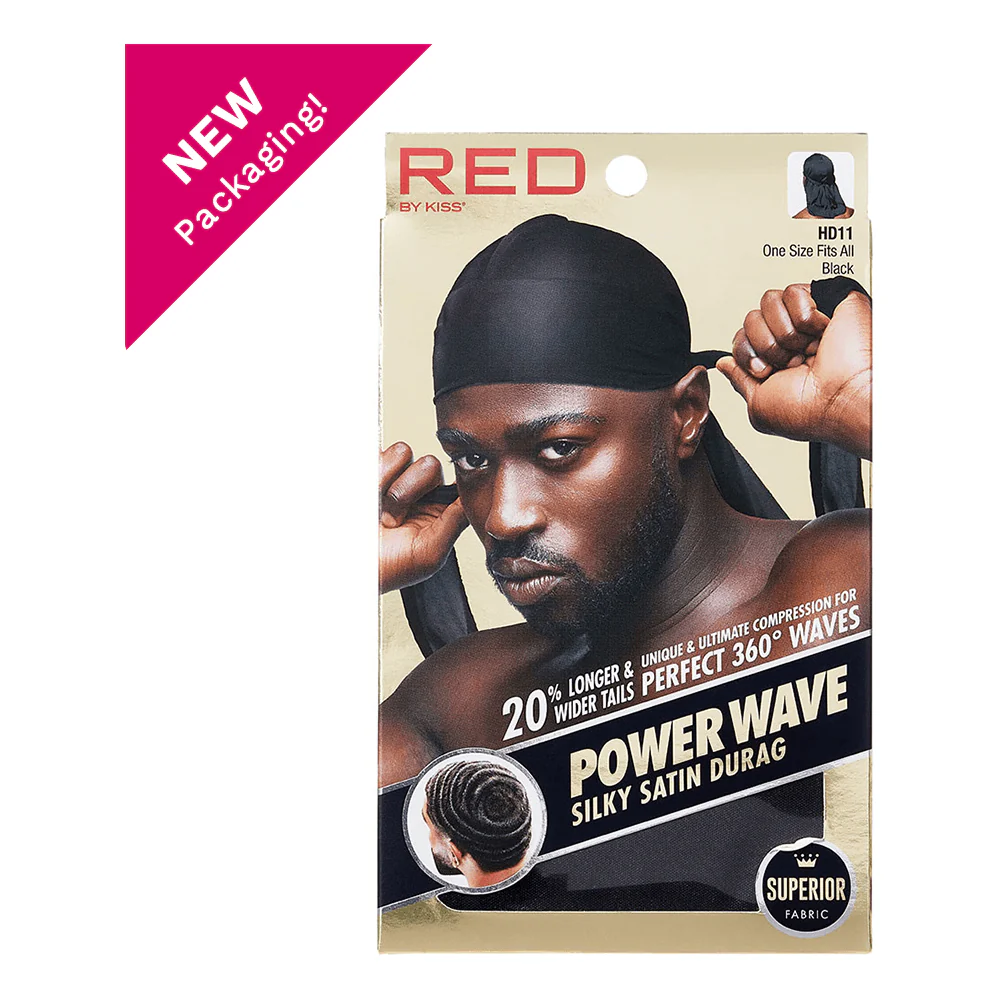 Red By Kiss Power Wave Silky Satin Durag _ Superior Fabric - Image 26